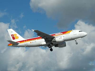 Iberia Airbus, photo © Jim Watt, 2006